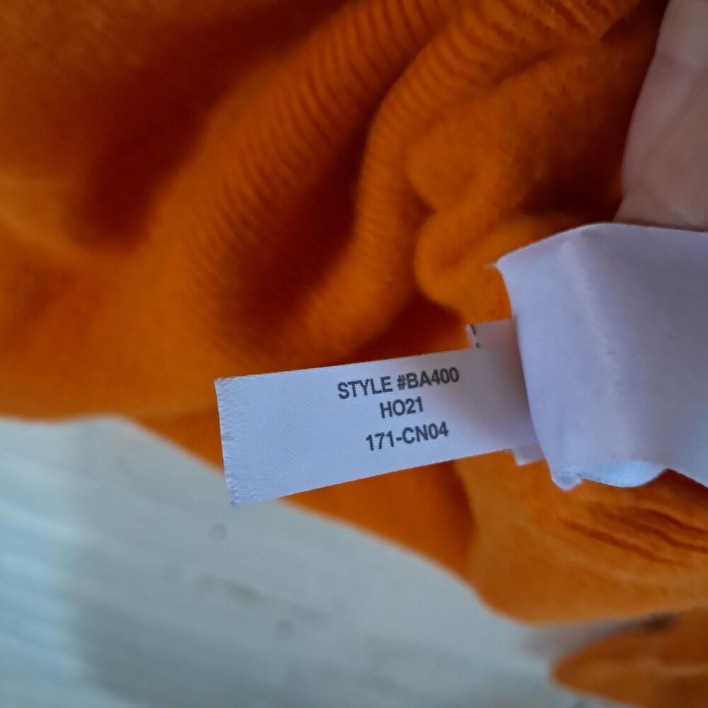 J.CREW 100% Cashmere Classic-Fit Crewneck BA400 Womens Large Pumpkin Orange - Picture 5 of 6